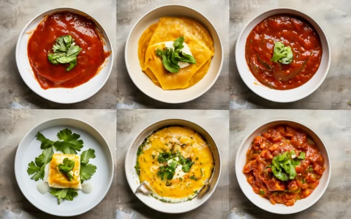 Provide a visual overview of the different sauce varieties available for butternut squash ravioli and encourage readers to explore their options