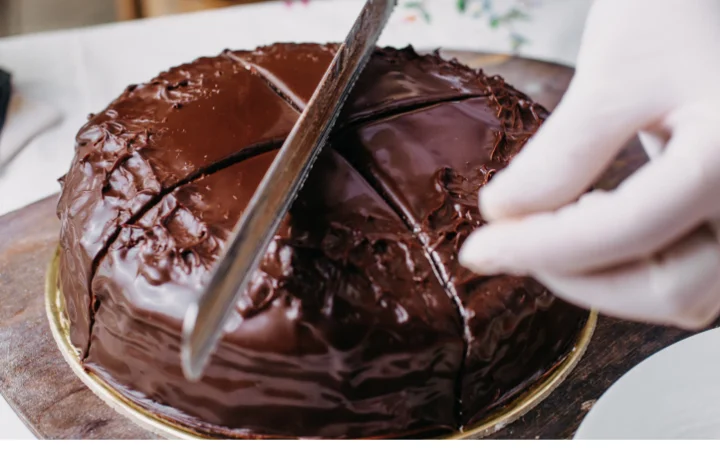  A completed Chocolate coffee Cake, symbolizing the journey from baking basics to masterful art, ready to be served and enjoyed.