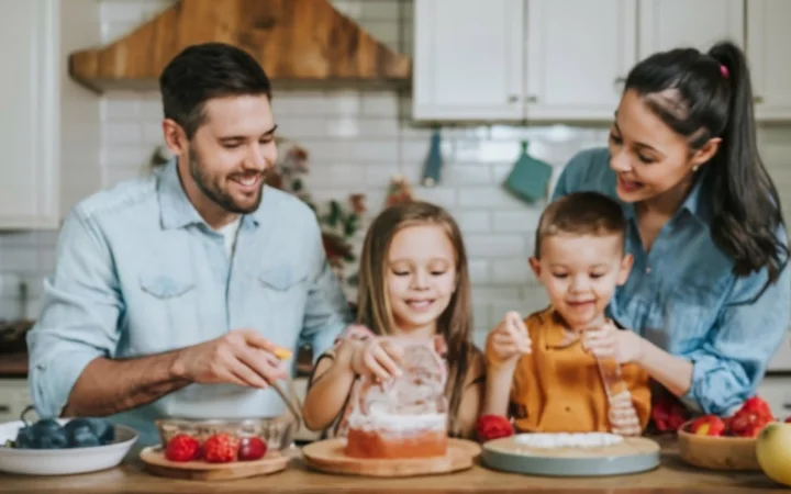 heartwarming scene family enjoying different flavors of desserts, showcasing versatility, appeal for all occasions