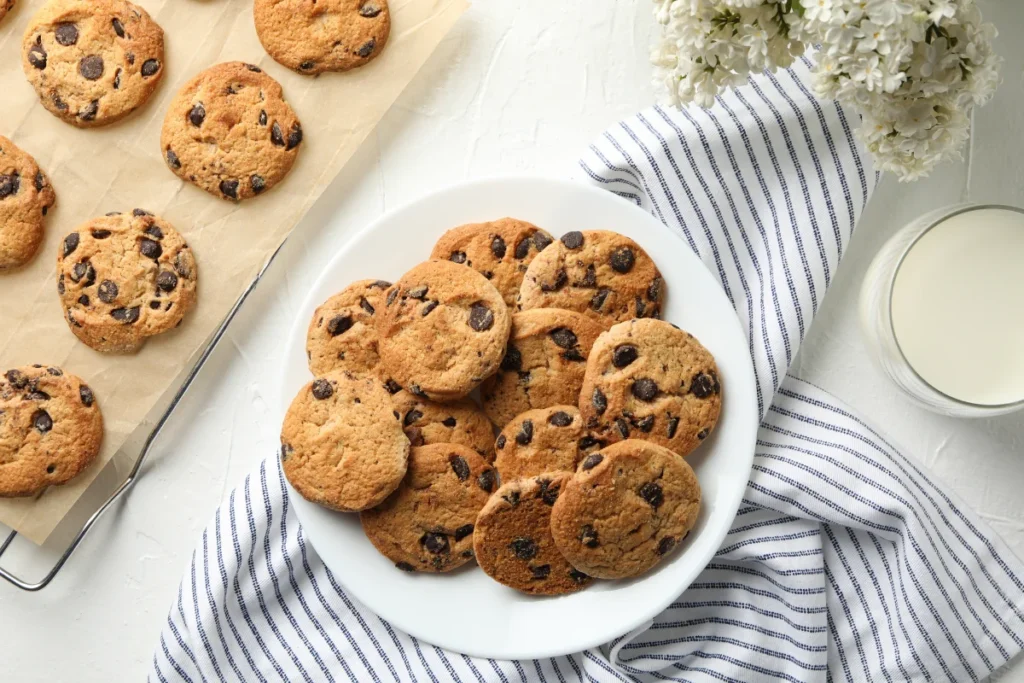 The scene captures the baker's surprise and the quest to understand the cookie dilemma.